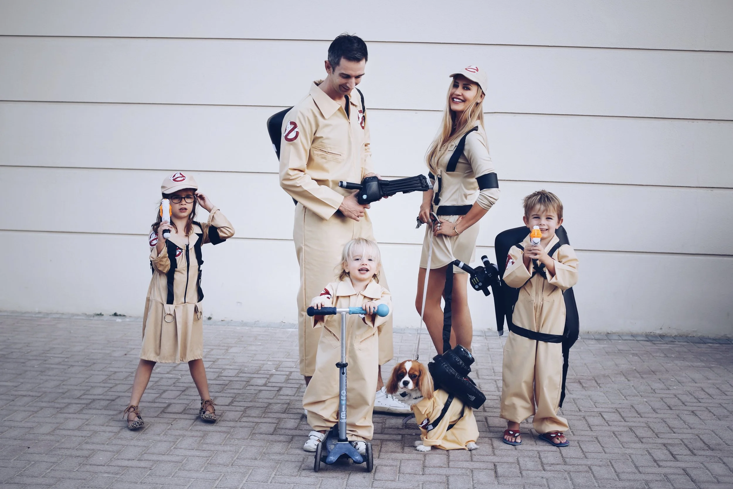 Ghostbusters 2024 family costume